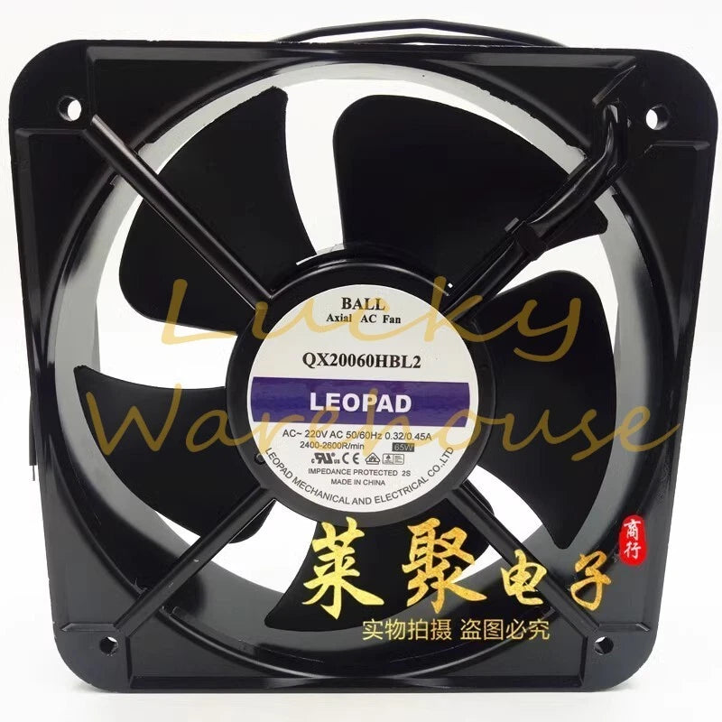 1PCS QX20060HBL2 AC220V 0.32A/0.45A Ball Axial AC Cooling Fan