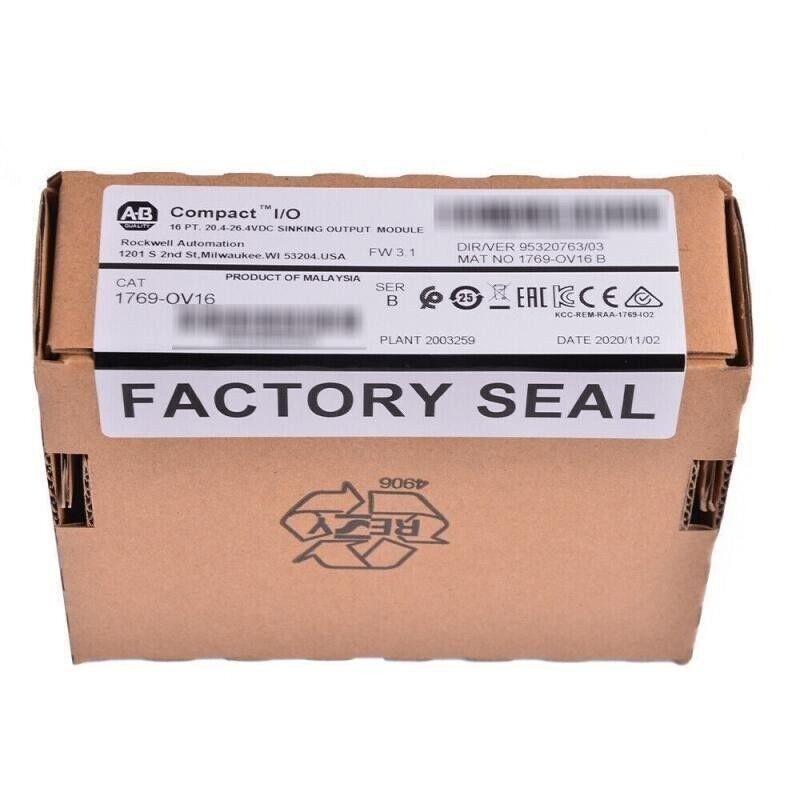 1769-OV16 AB Original Sealed CompactLogix Sink Module 24VDC - COMPACTLOGIX