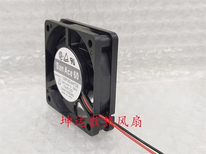 Sanyo 109P0624H728 6015 DC24V 0.06A 6CM 2-Wire Inverter Cooling Fan