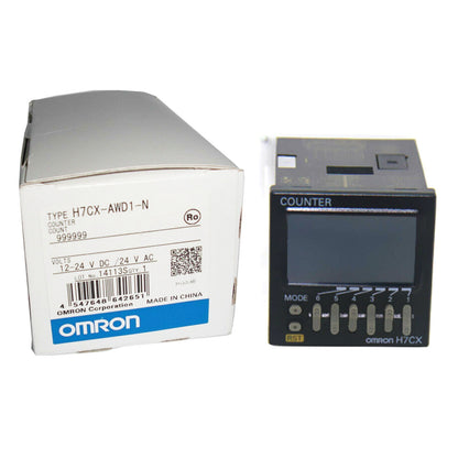 new OMRON H7CX-AWD1-N MULTIFUNCTION PRESET COUNTER SCREW TERMINAL 12-24VDC - OMRON