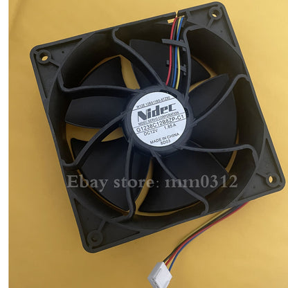 Nidec G1238C12B8ZP-C1 12V 1.85A 12038 120mm PWM4-wire cooling fan
