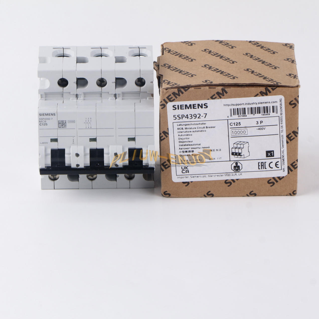 new 1PC  Siemens 5SP4392-7 3P C125A Circuit Breaker