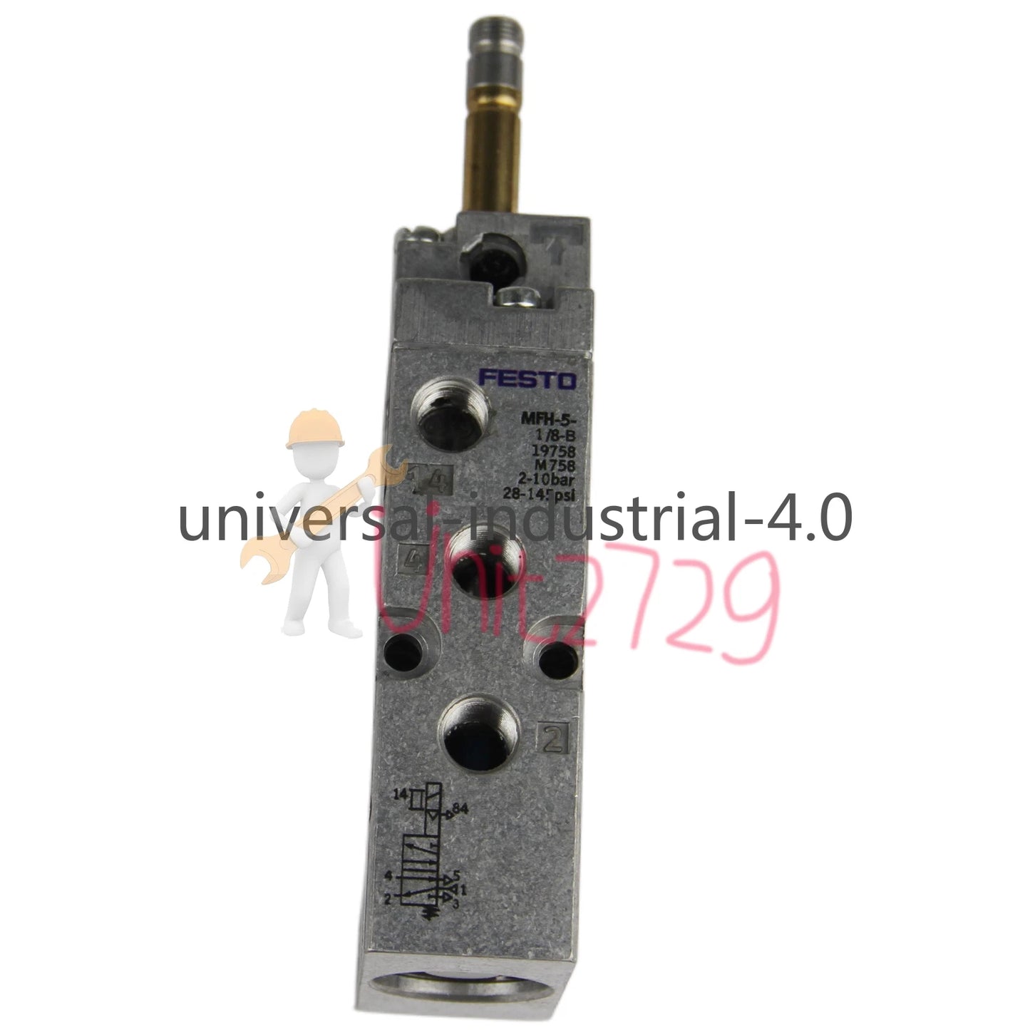 FESTO MFH-5-1/8-B 19758 Solenoid Valve Free Shipping - US Stock #un
