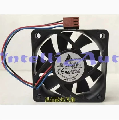 6013 AFB0612VHC-F00 DC12V 0.36A Three wire Cooling Fan