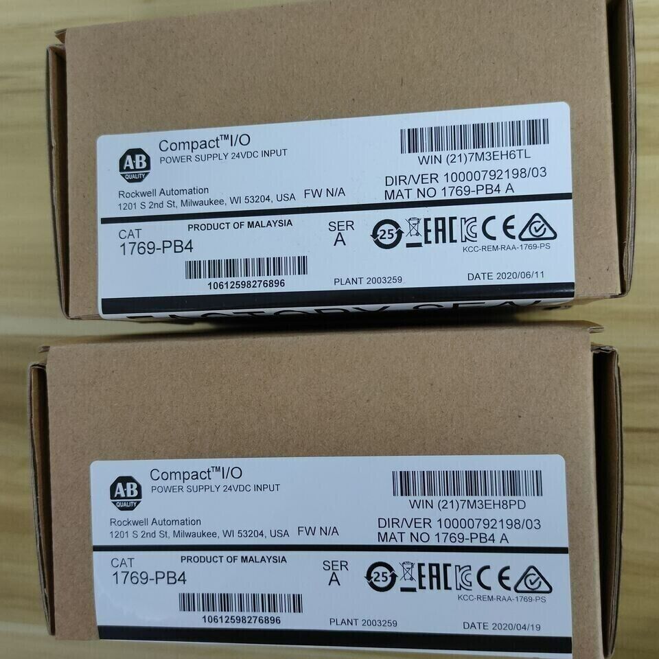 Allen-Bradley CompactLogix Power Supply 1769-PB4 New Factory Sealed - ALLEN-BRADLEY