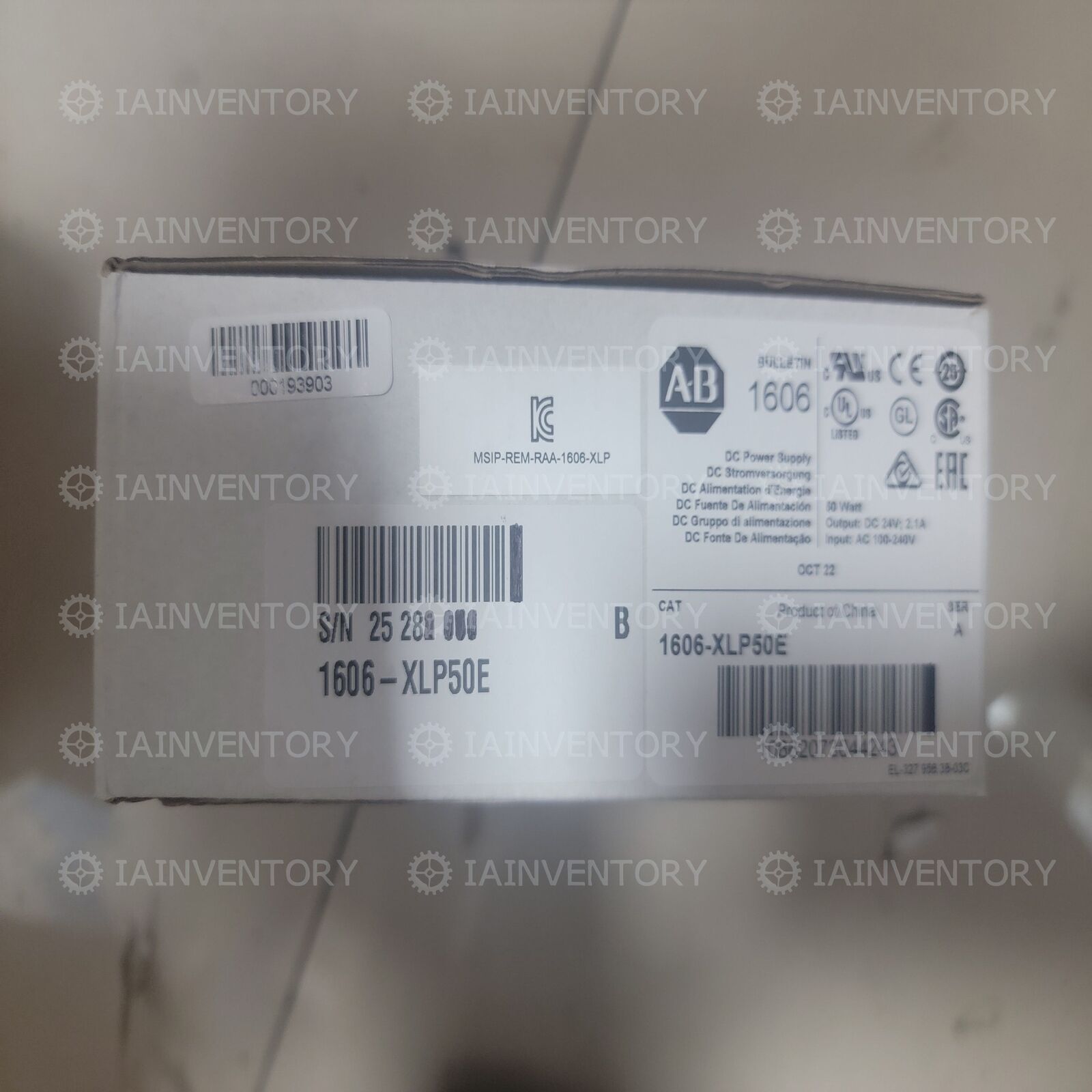 Sealed Allen-Bradley 1606-XLP50E Fast ship - ALLEN-BRADLEY