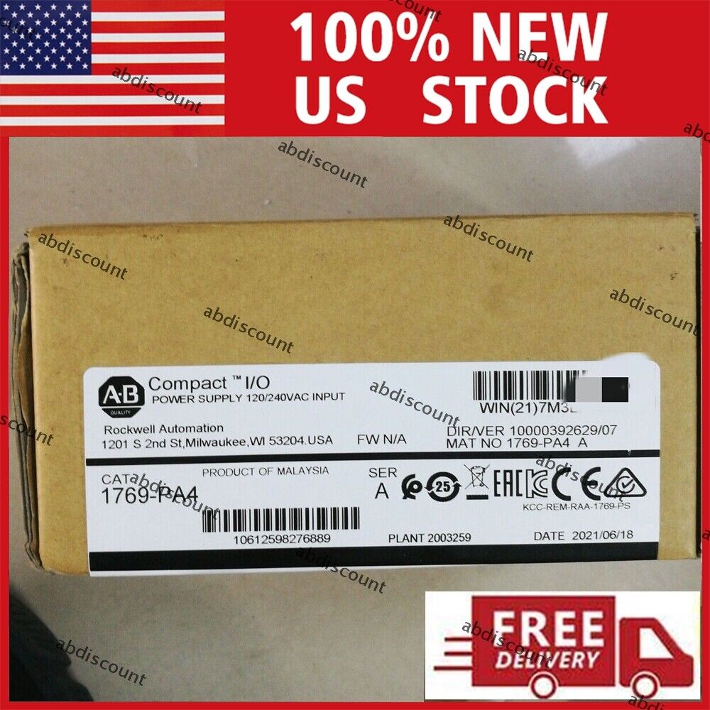 AB NEW FACTORY SEALED 1769-PA4 Power Supply Module - AB NEW FACTORY SEALED