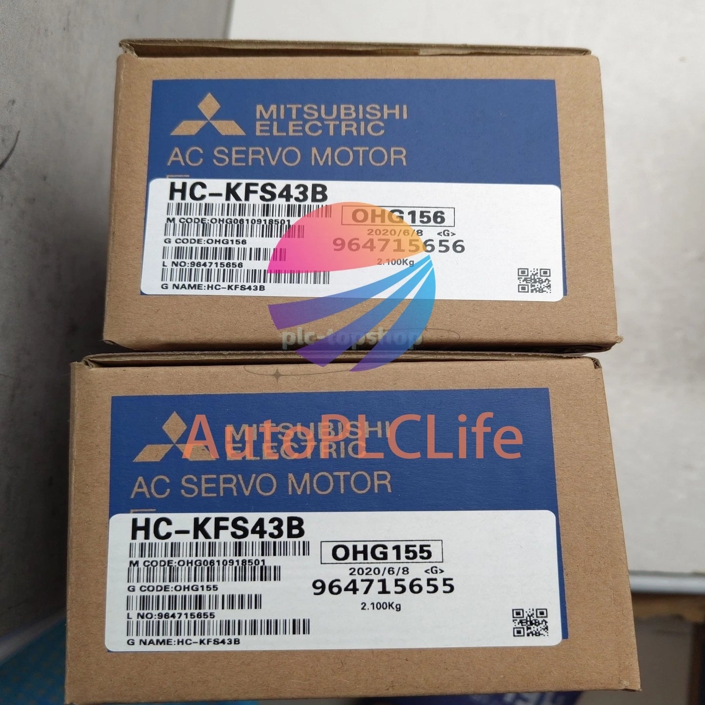 1PCS Mitsubishi HC-KFS43B Servo Motor