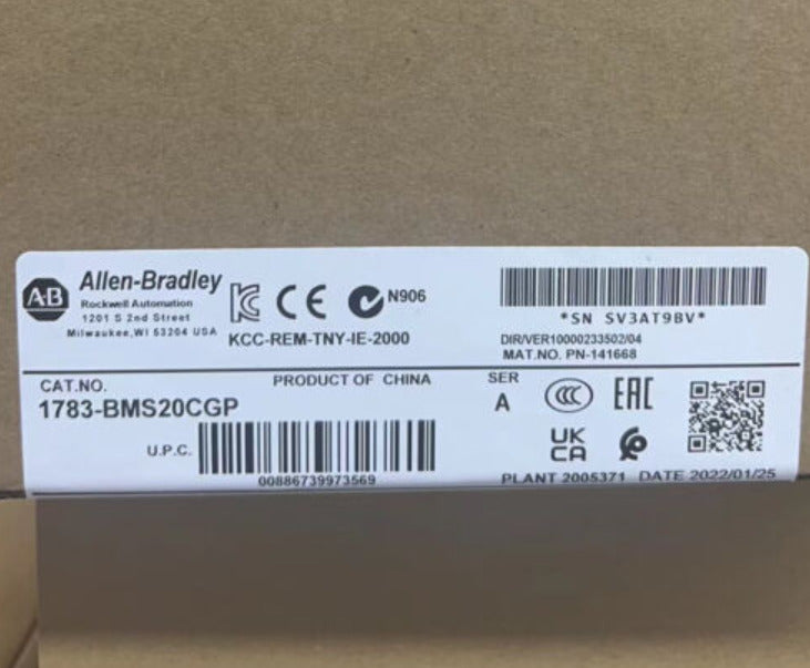 AB 1783-BMS20CGP Stratix 5700 Full FW Ethernet Switch Factory-Sealed Unit - AB