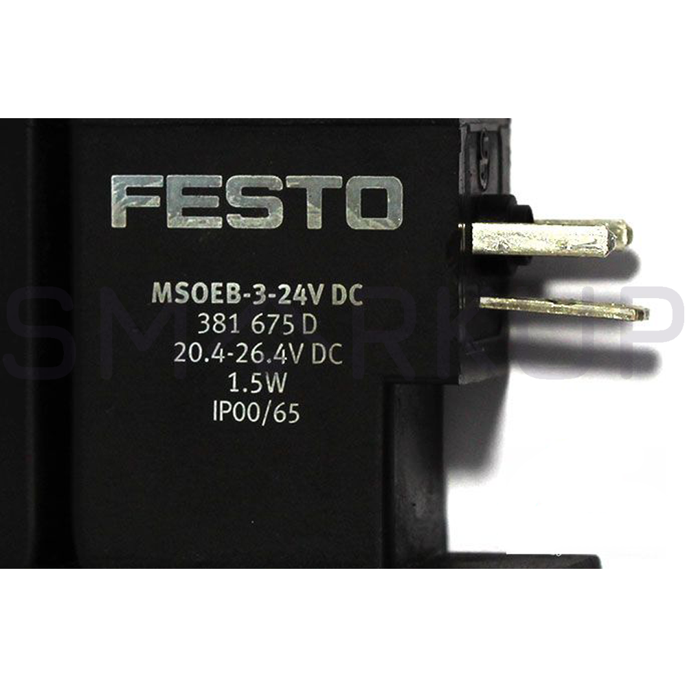new FESTO MSOEB-3-24V DC 381675 Solenoid Coil - FESTO