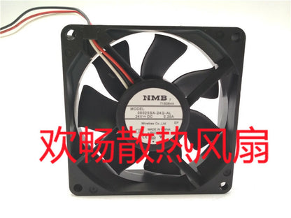 1pcs  NMB 08025SA-24Q-AL 24V DC 0.20A 8cm Inverter Printer Cooling fan
