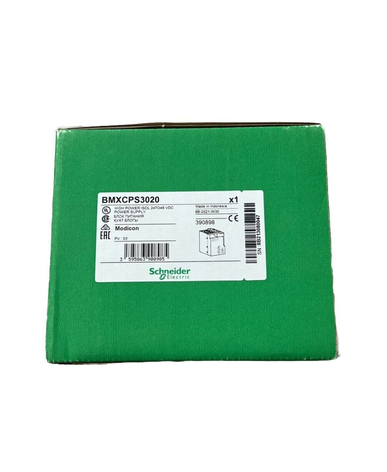 New In Box Schneider Modicon BMXCPS3020 Product - SCHNEIDER MODICON