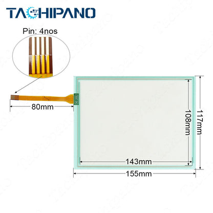 new Replacement Touch Screen for Yaskawa NX100 JZRCR-NPP01B-7 Robot Teach Pendant - YASKAWA