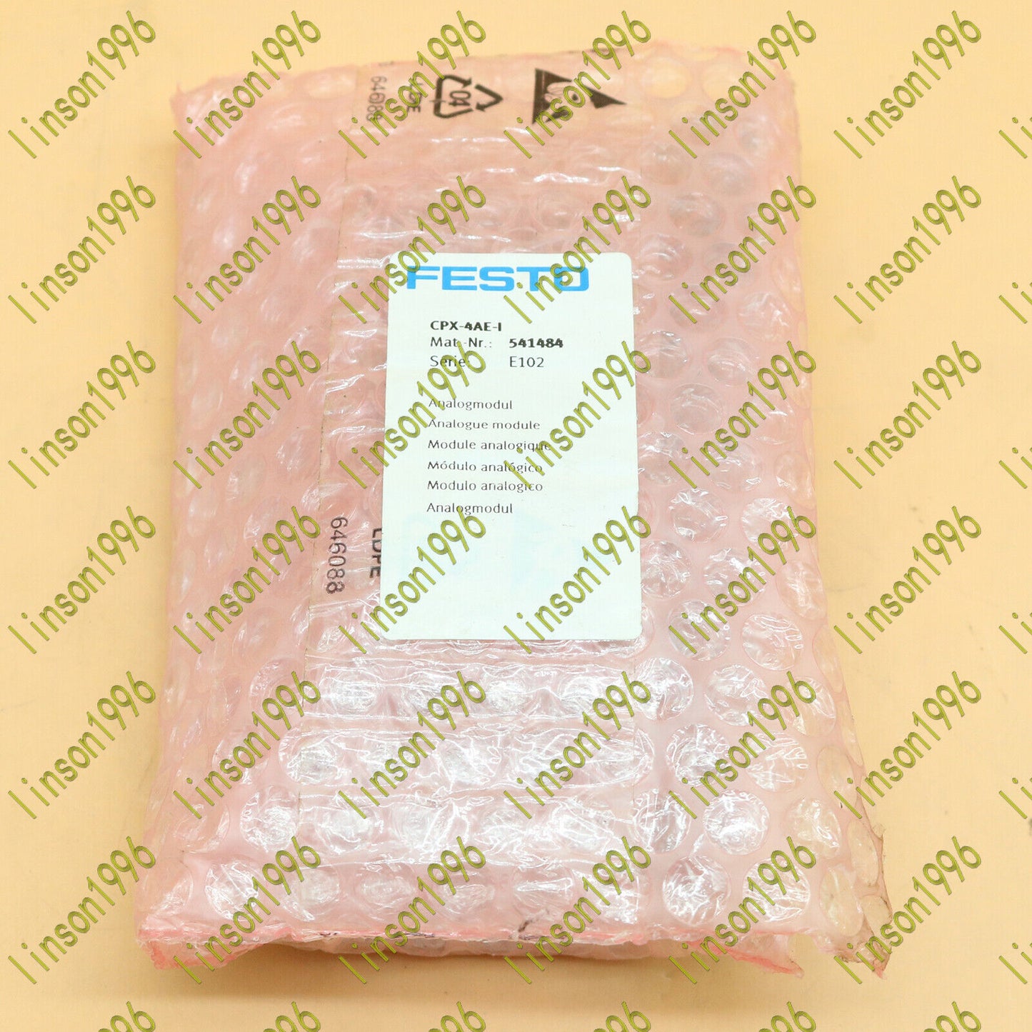 FESTO CPX-4AE-I 541484 Solenoid Valve Module - 1PC | High-Performance Component for Precision Control - FESTO