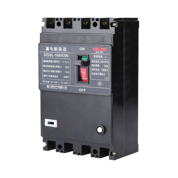 Delixi DZ20L-160/4300 DZ20L160/4300 4P Circuit Breaker