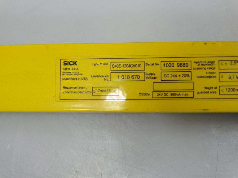SICK C40E-1204CA010 1204lm LED Light Fixture - SICK