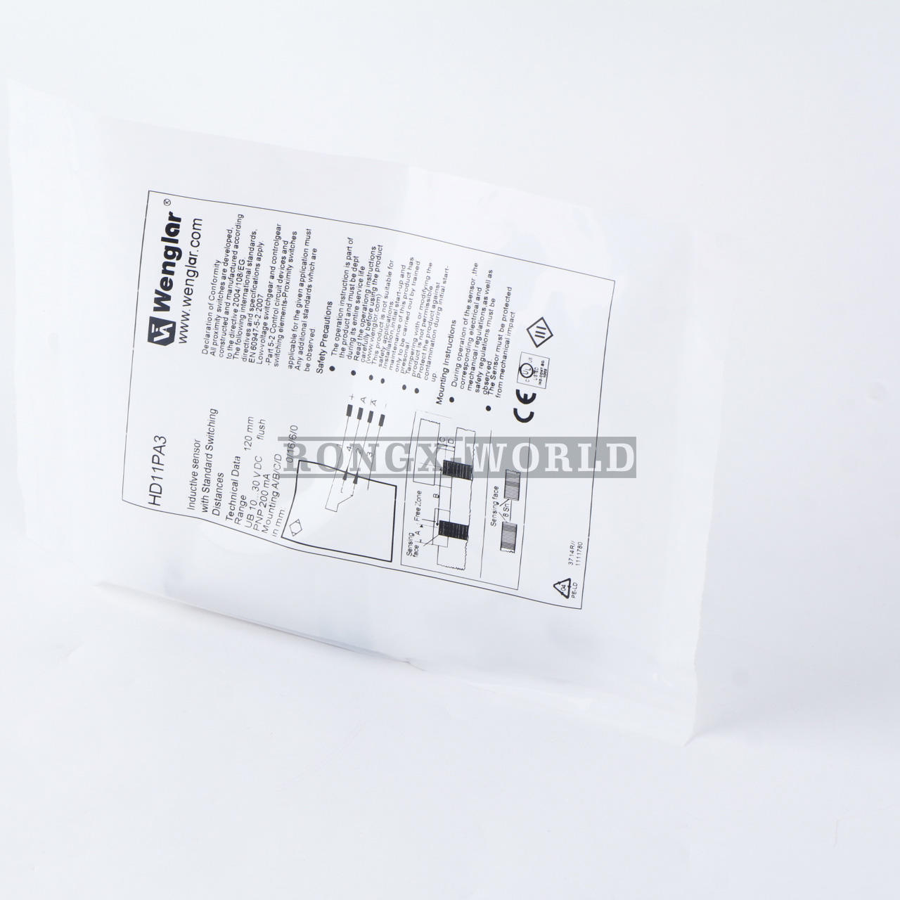 Wenglor HD11PA3 Photoelectric Switch Sensor - WENGLOR