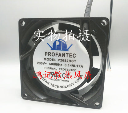 PROFANTEC P2082HST 8025 220V 80*80*25MM 0.14A/0.17A large air volume cooling fan