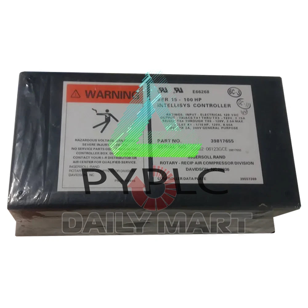 INGERSOLL RAND SSR15-100HP 39817655 120VAC 3.75A UNMP Controller