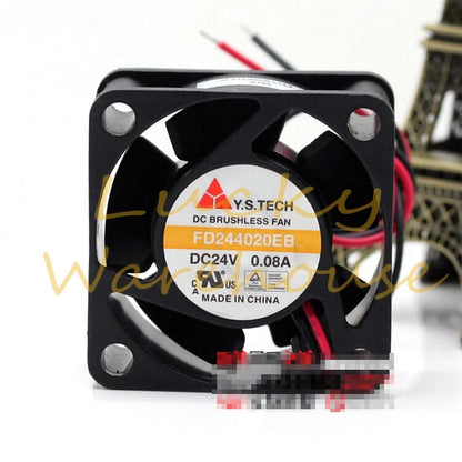 Y.S.TECH FD244020EB 24V 0.08A 4CM 4020 24V Quiet Inverter Fan 1pcs