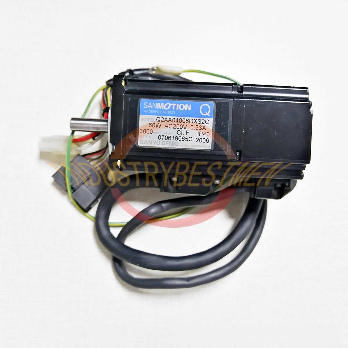 used ONE  Sanyo Q2AA04006DXS2C 60W Servo Motor