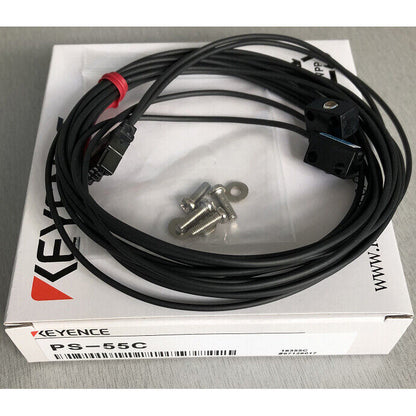 1PC KEYENCE PS-55C Fibre Optic Sensor Fibre Amplifier - KEYENCE