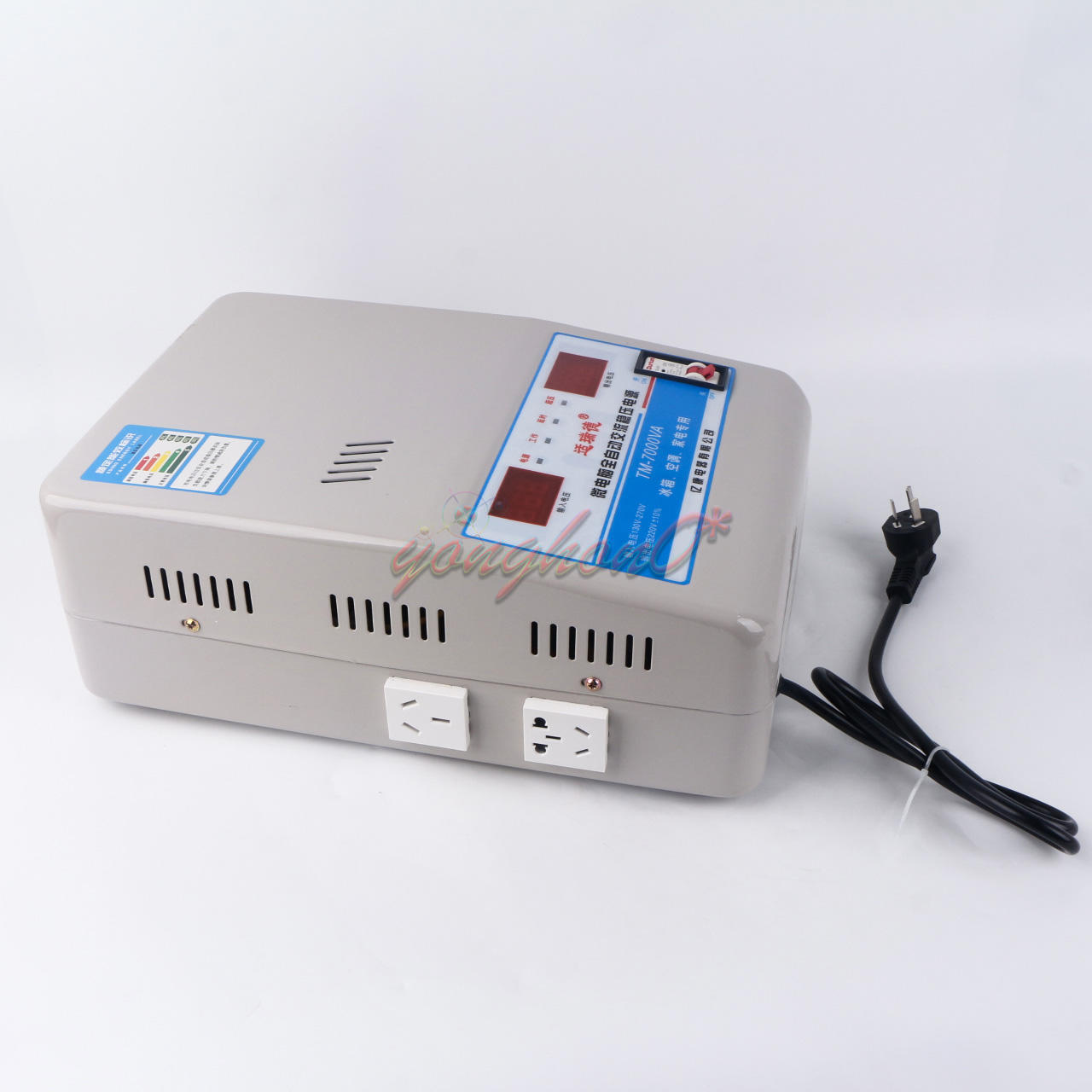 new 220V 7KW Automatic Voltage Stabilizer AC regulator Power Supply 120-270V - SIGMA
