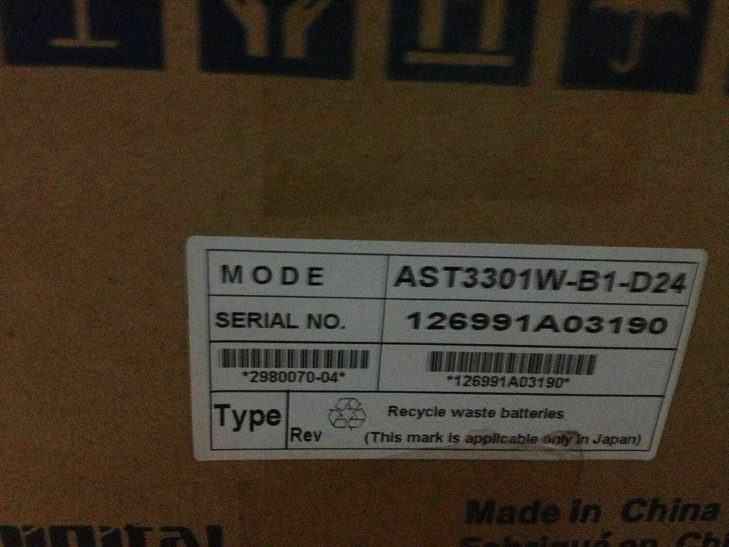 new Proface AST3301W-B1-D24 Touch Screen AST3301WB1D24 Fast Ship - PROFACE