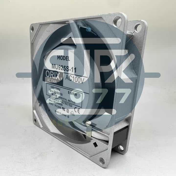 1 PCS ORIX Fan MU925S-11 AC 100V 9.5/8W 90*25MM Aluminum frame cooling fan