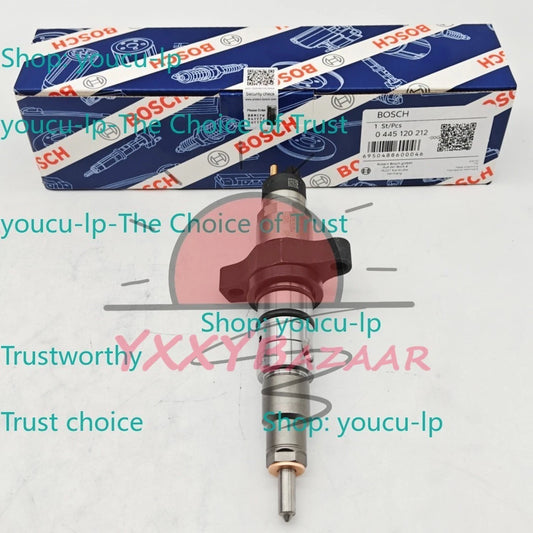 1Pc 0445120212 Fuel injector Bosch For Cummins 6ISBE ISB3.9 ISB5.9 5255184