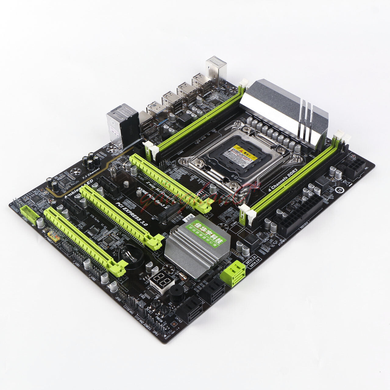 used X79 Turbo Moederbord LGA2011 ATX USB3.0 SATA3 NVME M.2 PCI-E SSD Support REG ECC - VENDOR NAME