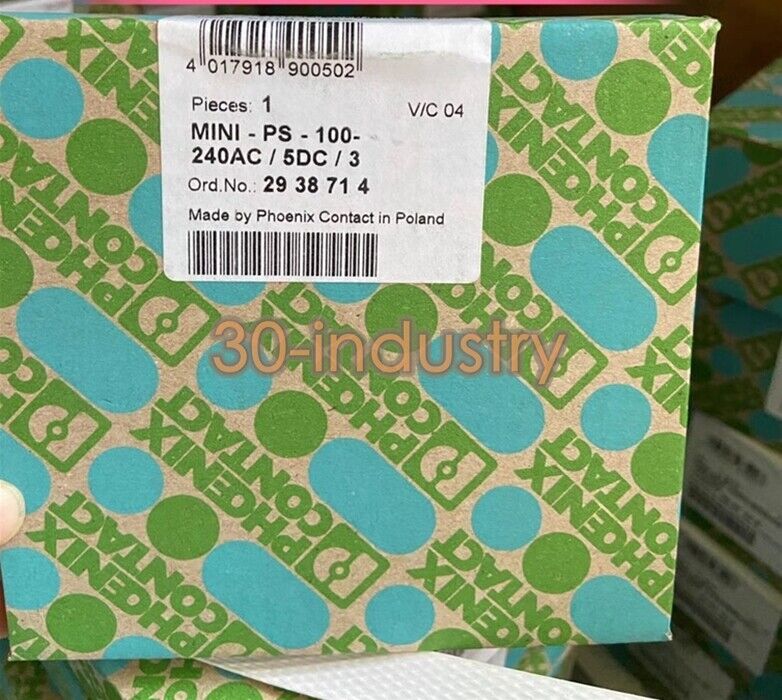 Phoenix Contact MINI-PS-100-240AC/5DC/3 Power Supply Unit - 1PCS - Phoenix Contact