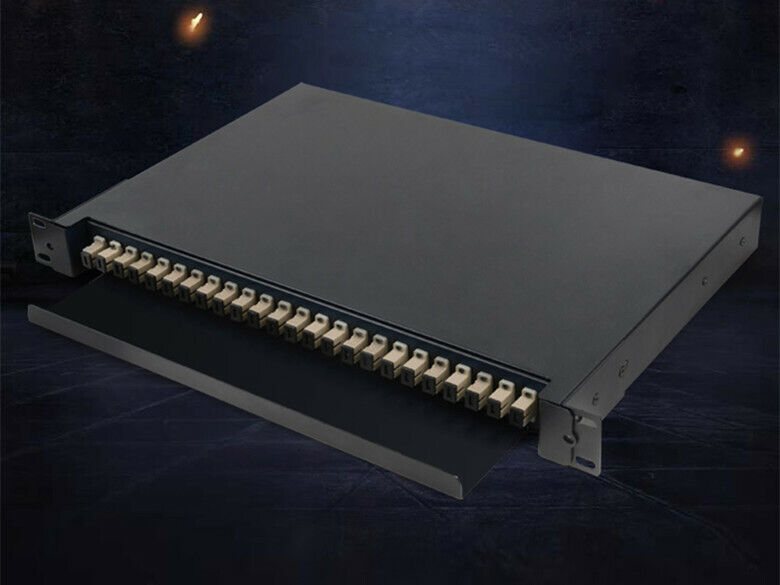 new 24-core SC multimode terminal box fiber-optic drawer 19-inch cabinet - KOEED