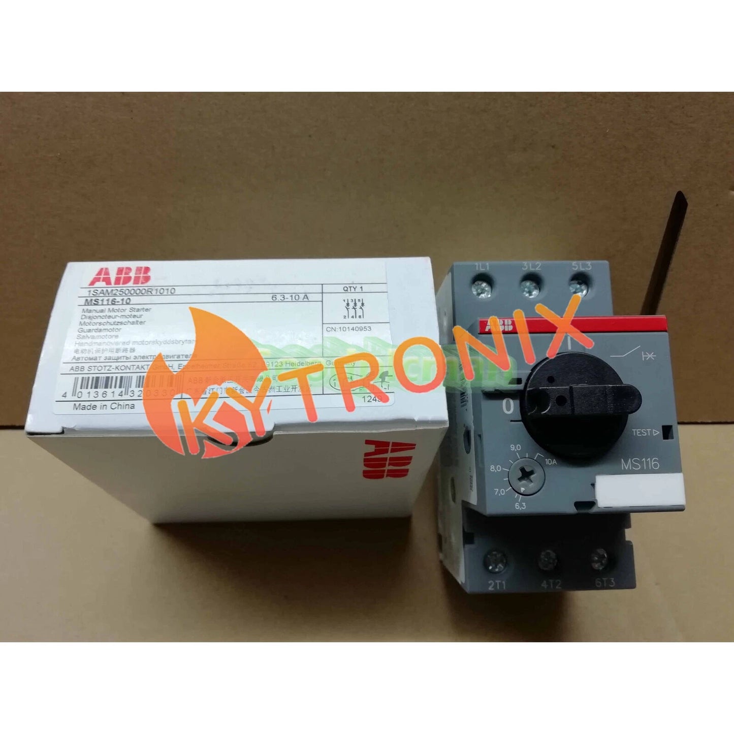 ABB MS116-10 6.3-10A Motor circuit breaker 1Pcs/