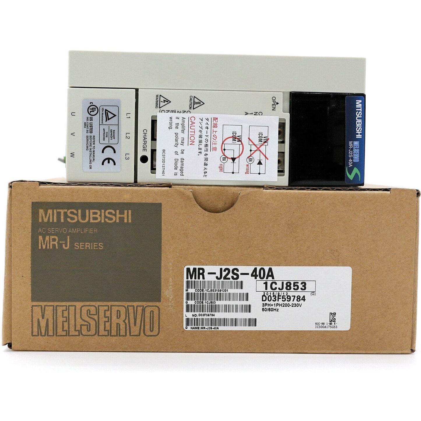 MITSUBISHI MR-J2S-40A AC Servo Amplifier Drive | High Performance AC Servo Amplifier | MITSUBISHI MR-J2S-40A Amplifier | MITSUBISHI MR-J2S-40A AC Servo Amplifier - MITSUBISHI