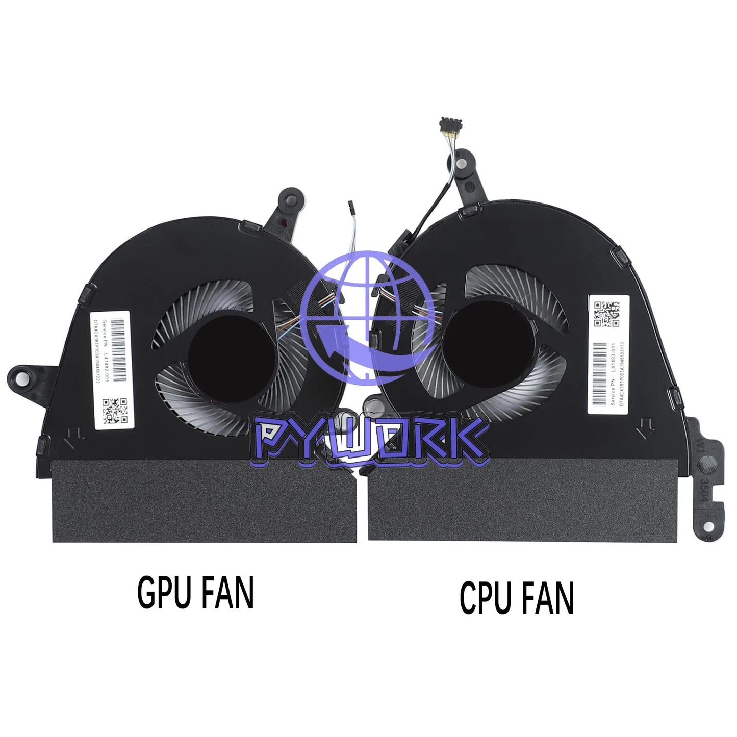 L41482-001 L41483-001 For HP Spectre X360 15-DF0000 15-DF1000 CPU/GPU Fan