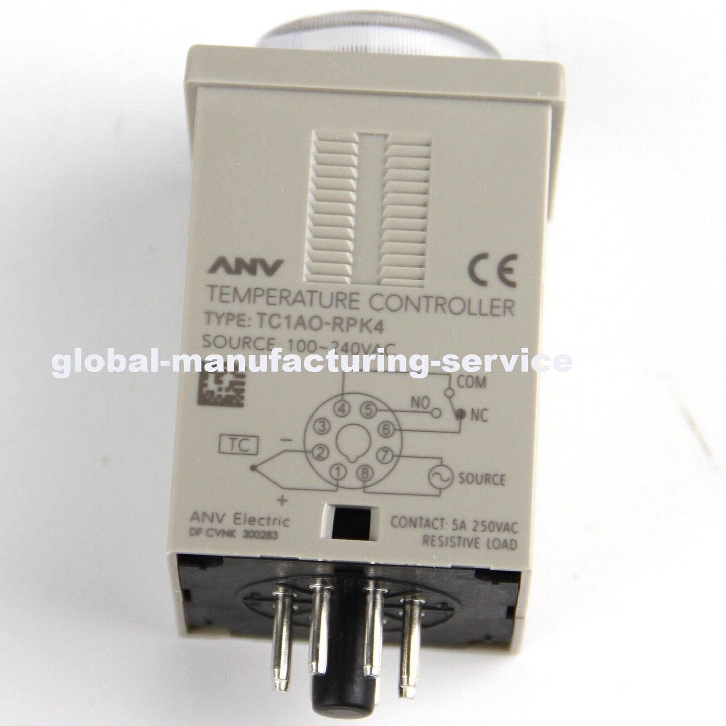 Temperature Controller 0-400℃, 100-240VAC - ANV