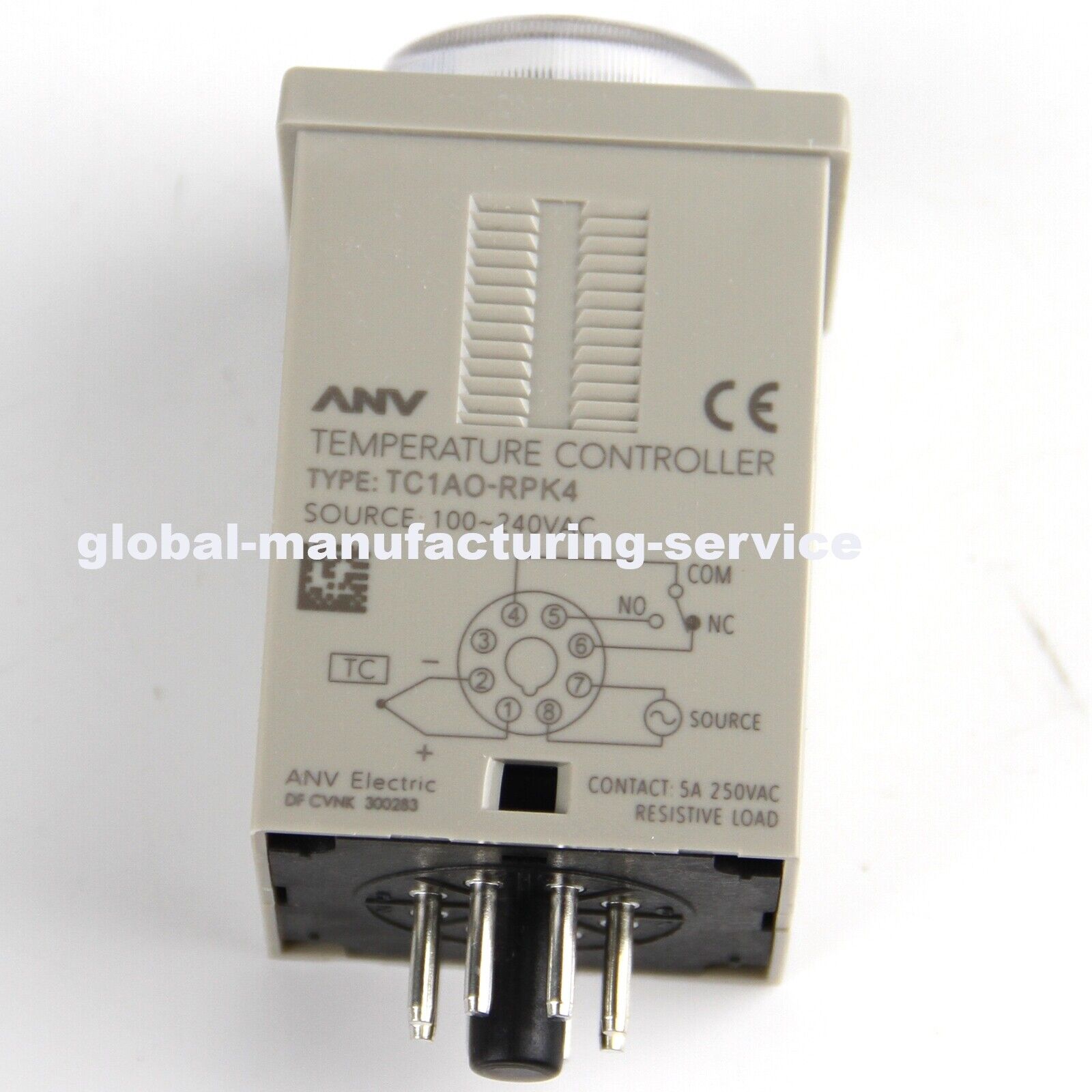 Temperature Controller 0-400℃, 100-240VAC - ANV