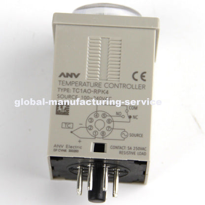 Temperature Controller 0-400℃, 100-240VAC - ANV
