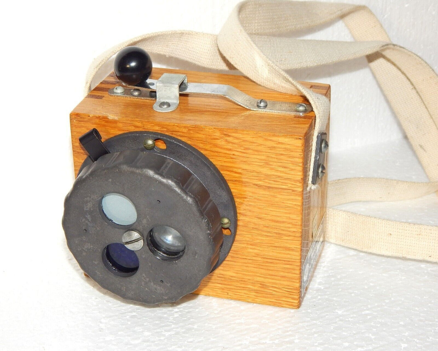 Used Military Optical Light Morse Code Key HML RARITY - WILLY OSTERMANN