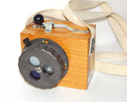 Used Military Optical Light Morse Code Key HML RARITY - WILLY OSTERMANN