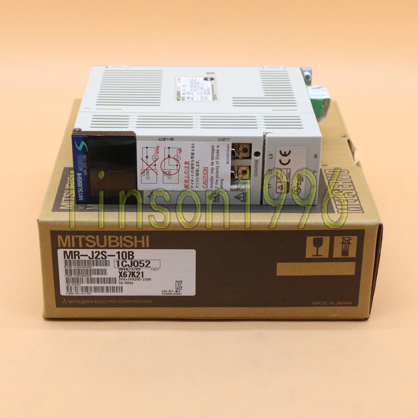 Mitsubishi MRJ2S10B AC Servo Driver with One-Year Warranty - MITSUBISHI