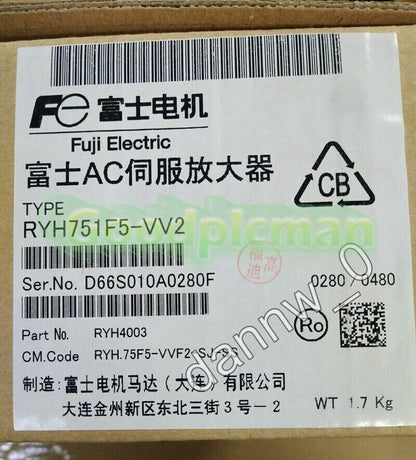 Fuji RYH751F5-VV2 AC Servo Drive Free fast shipping