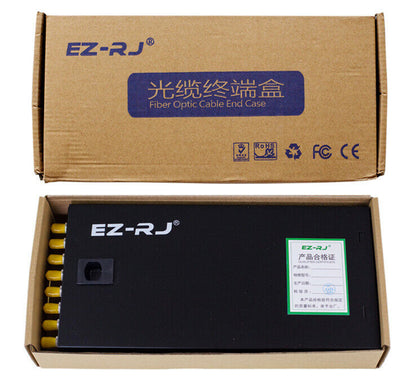new 8-port ST fiber optic terminal box Single mode/Multimode full flange + pigtail