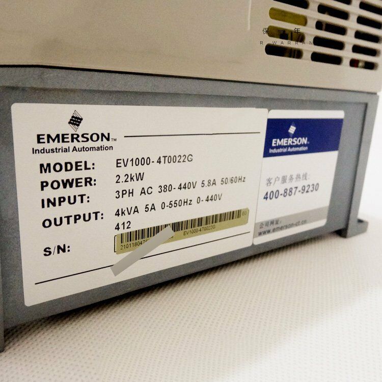 new 1PC  Emerson Nidec Inverter EV1000-4T0022G