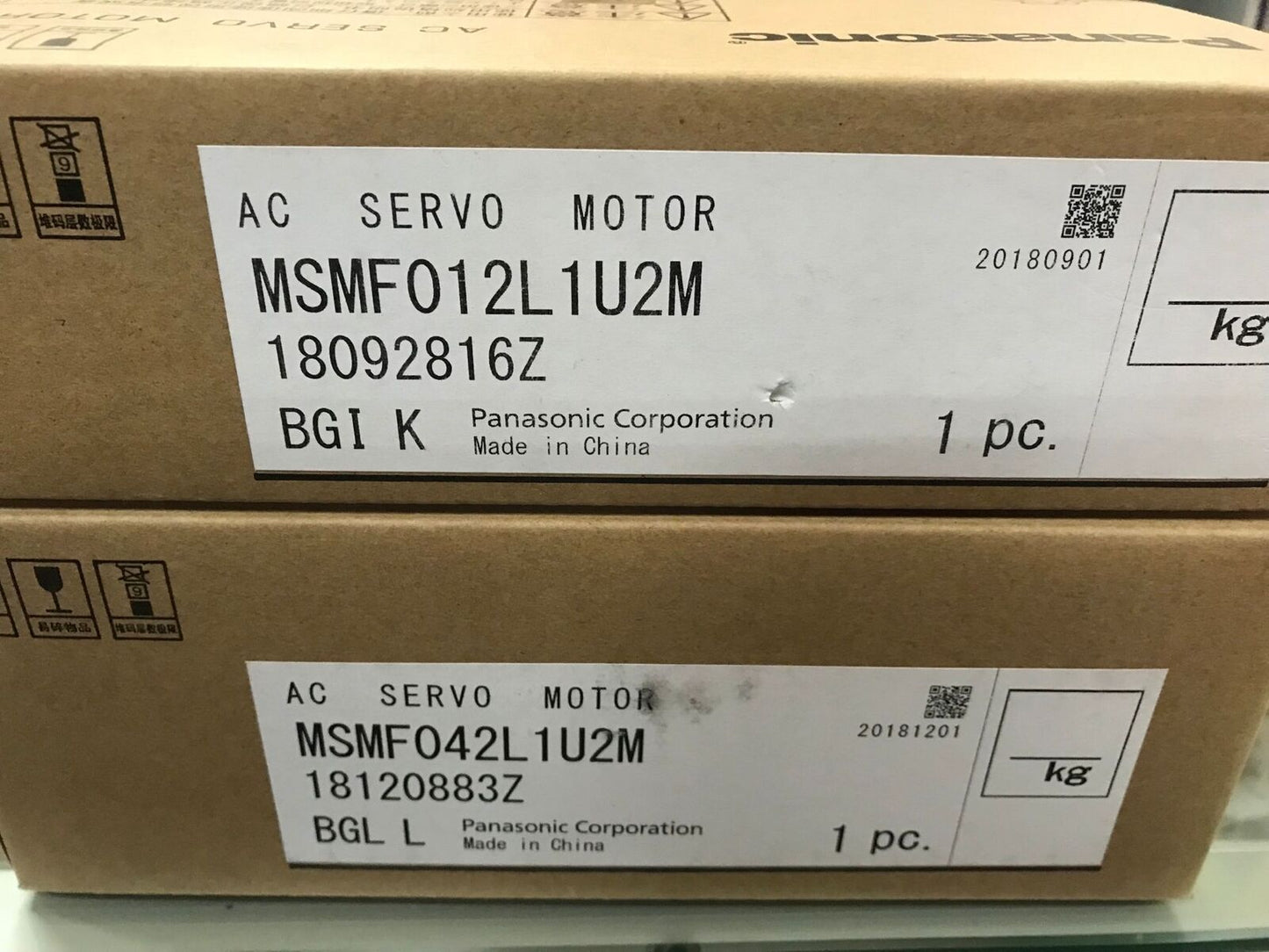 1PC Panasonic MSMF012L1V2M Servo Motor Fast Ship - PANASONIC