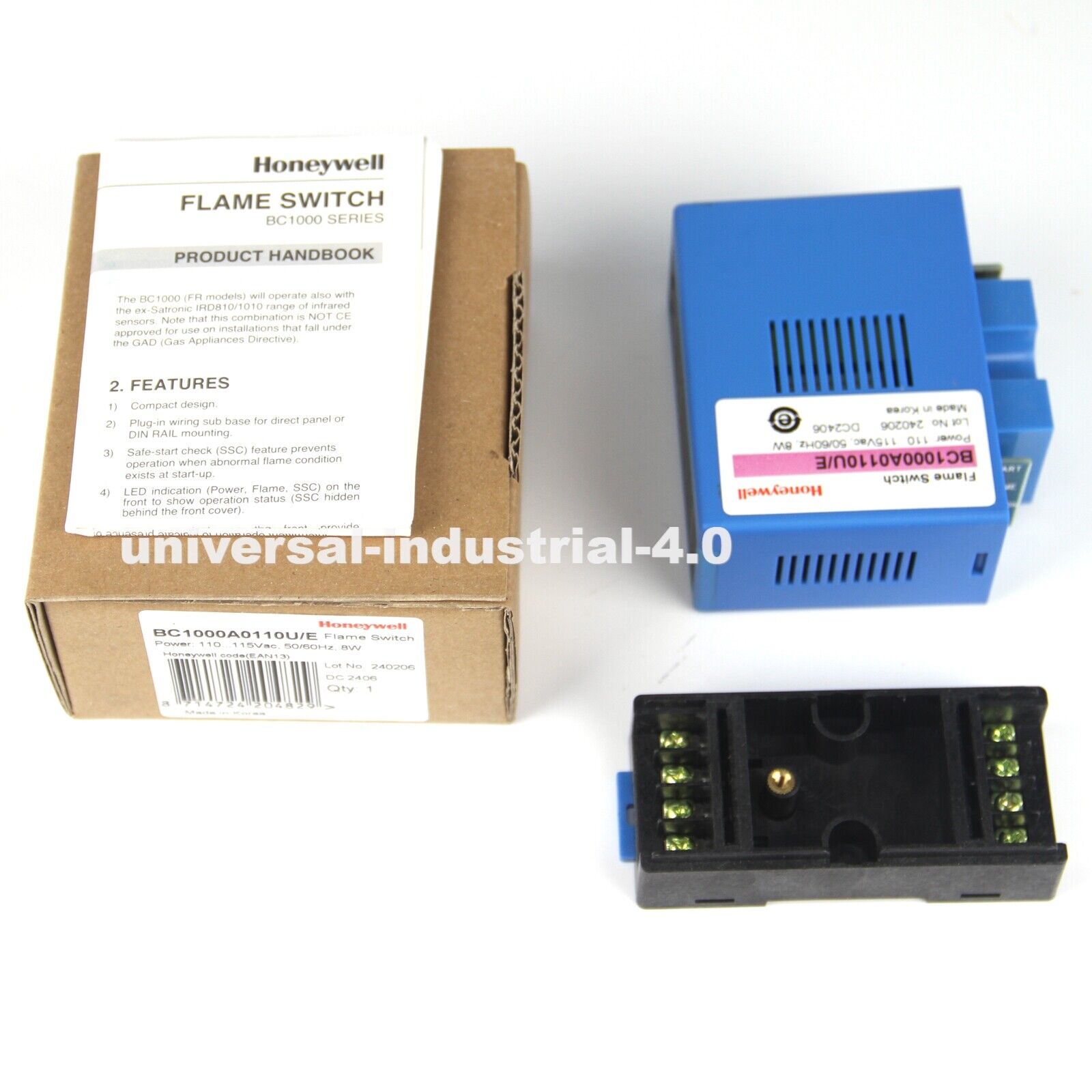 new 1PC  Honeywell BC1000A0110U BC1000A0110U/E Combustion Controller