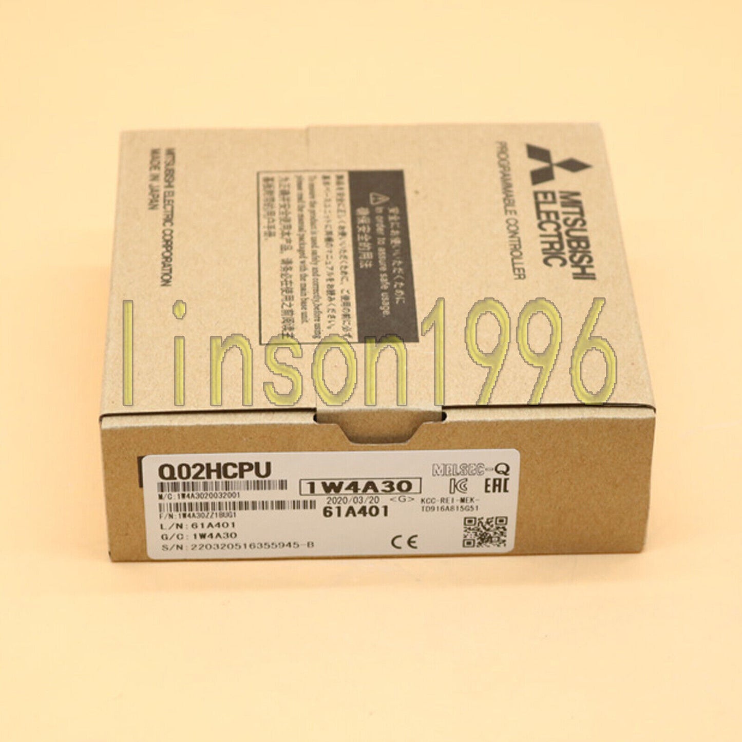 Mitsubishi INBOX Q02HCPU Melsec Q Complete Unit - MITSUBISHI