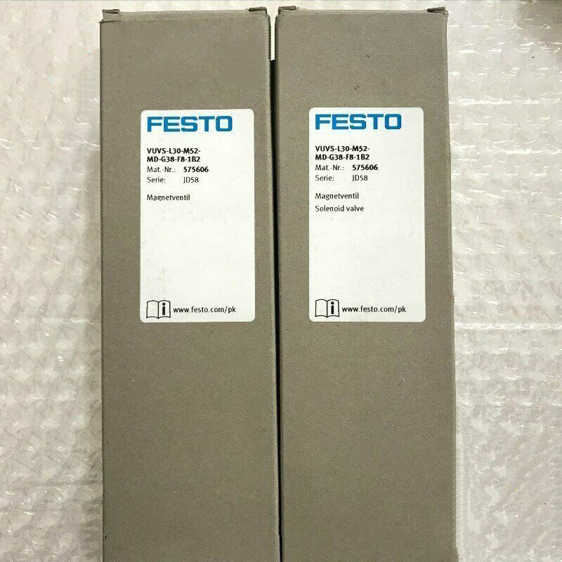 new ONE  FESTO VUVS-L30-M52-MD-G38-F8-1B2 Solenoid valve spot stock