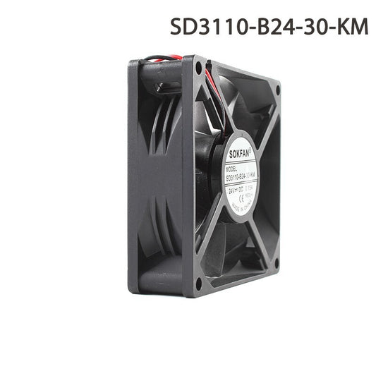 SOKFAN SD3110-B24-30-KM 8025 24V 0.15A 2-wire converter Cooling fan